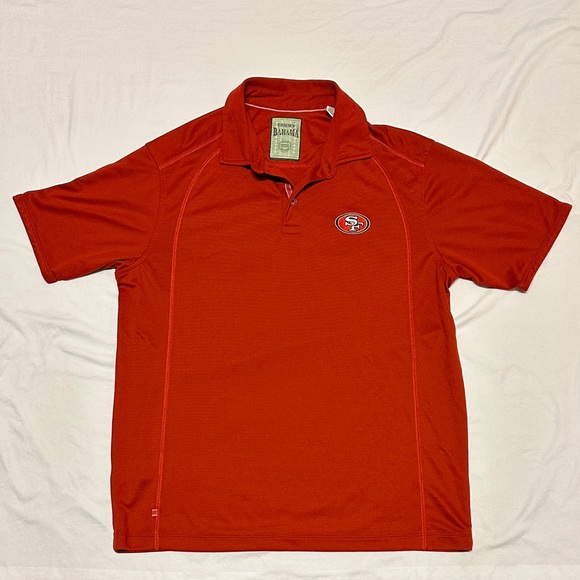 Tommy Bahama Men’s 49ers Red Polo Large Shirt - Picture 1 of 11